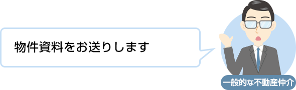 物件資料をお送りします